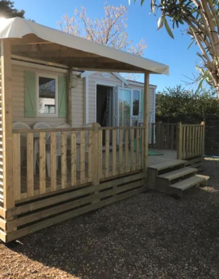 Mobile Home Tout Confort Climatise 4 A 6 Personnes Camping Les Salins De La Gardiole Ancien Camping De L'Europe A Vic La Gardiole Vic-la-Gardiole Exterior foto